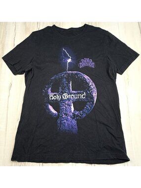 THE DEAD DAISIES Womens LARGE HOLY GROUND Black/Purple Tour T-SHIRT Merch No Tag